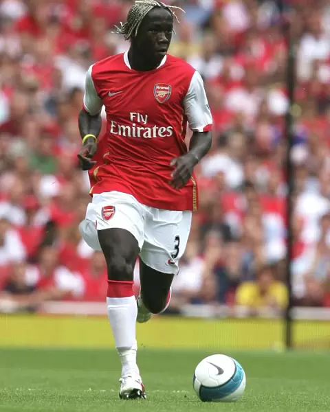 Bacary Sagna in Action: Arsenal's Victory over Fulham, 2:1, Barclays Premier League, Emirates Stadium, London, 2007