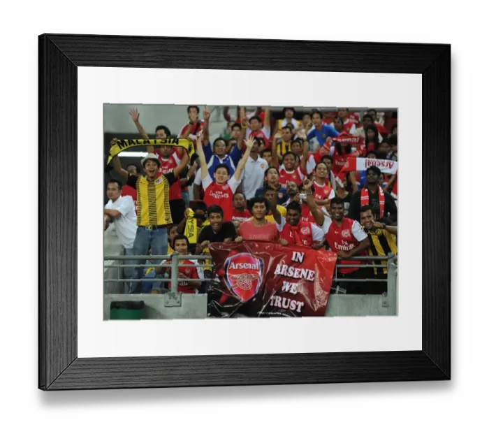 Framed Print : Arsenal's 4-0 Triumph over Malaysia XI at Bukit Jalil Stadium Framed Print : Arsenal's 4-0 Triumph over Malaysia XI at Bukit Jalil Stadium