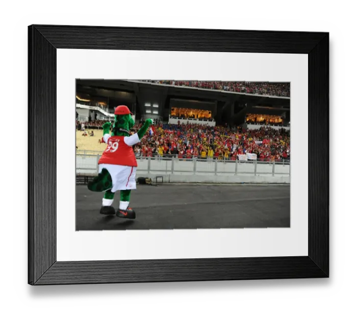 Framed Print : Gunner. Malaysia XI 0: 4 Arsenal, Bukit Jalil Stadium, Kuala Lumpur, Malaysia, 13 / 7 / 2011 Framed Print : Gunner. Malaysia XI 0: 4 Arsenal, Bukit Jalil Stadium, Kuala Lumpur, Malaysia, 13 / 7 / 2011