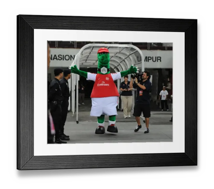 Framed Print : Gunner with Carl Finocchiaro. Malaysia XI 0: 4 Arsenal, Bukit Jalil Stadium Framed Print : Gunner with Carl Finocchiaro. Malaysia XI 0: 4 Arsenal, Bukit Jalil Stadium