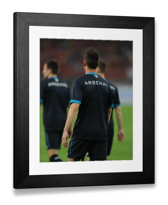 Framed Print : Laurent Koscielny at Suajuna Hotel, Kuala Lumpur, 2011
