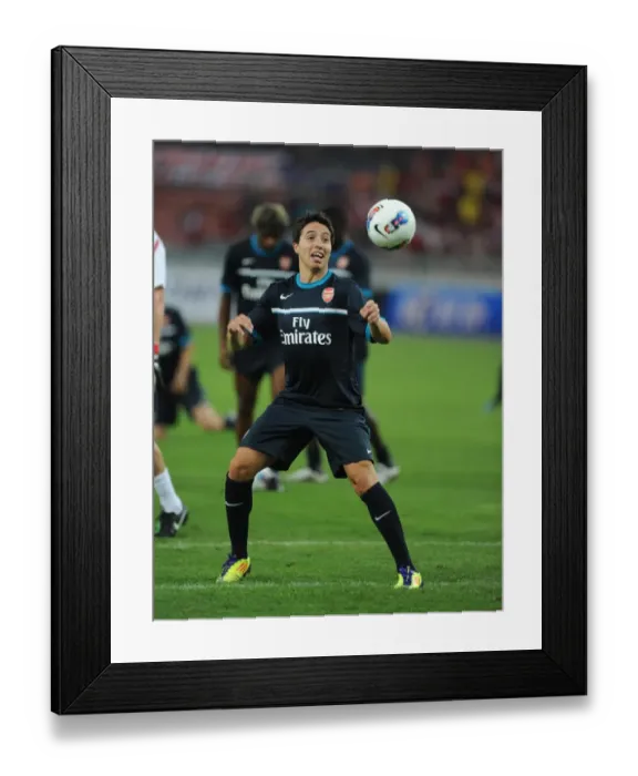 Framed Print : Samir Nasri (Arsenal). Suajuna Hotel, Kuala Lumpur, Malaysia, 13  /  7  /  2011