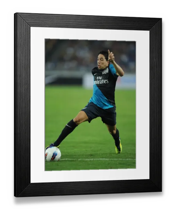 Framed Print : Samir Nasri at Suajuna Hotel, Kuala Lumpur, 2011 (Arsenal Football Club) Framed Print : Samir Nasri at Suajuna Hotel, Kuala Lumpur, 2011 (Arsenal Football Club)