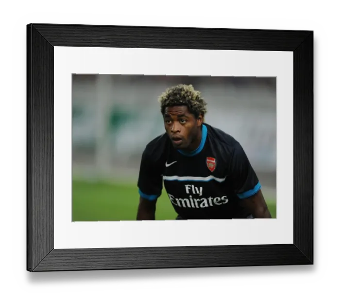 Framed Print : Arsenal's Alex Song Shines: 4-0 Crush of Malaysia XI at Bukit Jalil Stadium