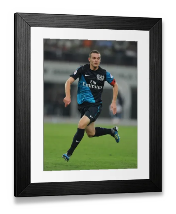 Framed Print : Thomas Vermaelen (Arsenal). Malaysia XI 0: 4 Arsenal, Bukit Jalil Stadium