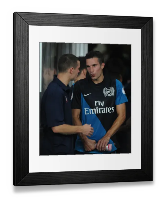 Framed Print : Robin van Persie and Thomas Vermaelen (Arsenal). Malaysia XI 0: 4 Arsenal Framed Print : Robin van Persie and Thomas Vermaelen (Arsenal). Malaysia XI 0: 4 Arsenal