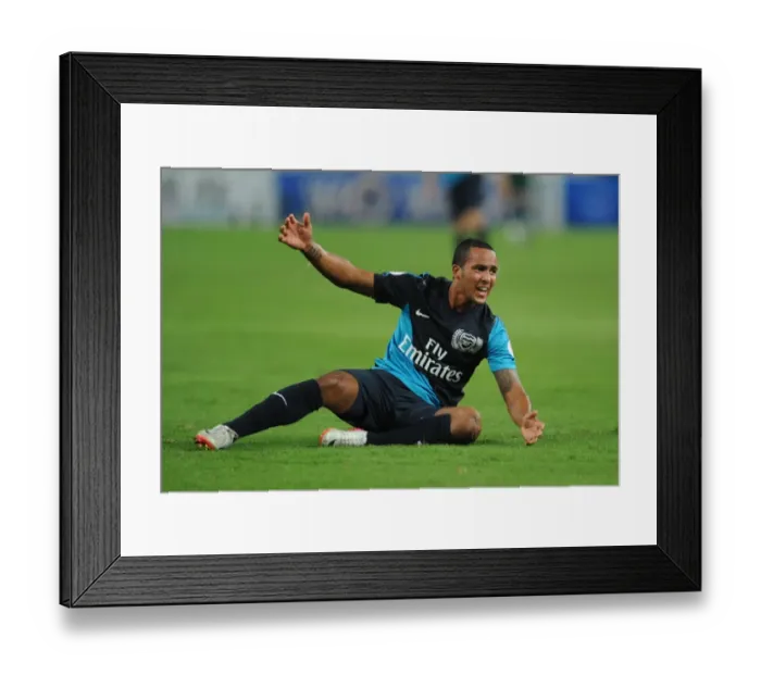 Framed Print : The Walcott's Four-Goal Blitz: Arsenal Crushes Malaysia XI 4-0 at Bukit Jalil Stadium