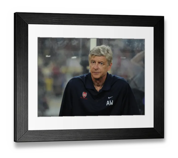 Framed Print : Arsene Wenger Leads Arsenal to Victory: 4-0 Over Malaysia XI, Bukit Jalil Stadium