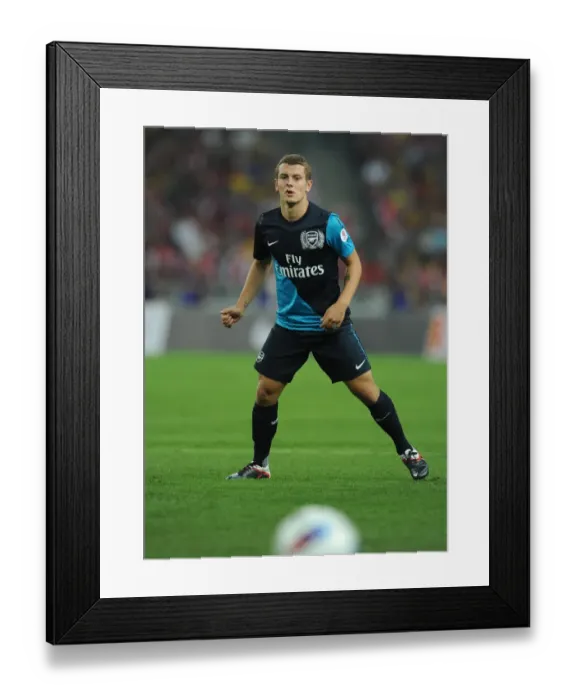 Framed Print : Arsenal's Jack Wilshere Shines in 4-0 Victory Over Malaysia XI, Bukit Jalil Stadium (July 13, 2011)