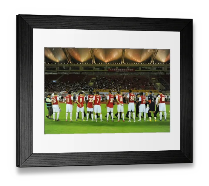 Framed Print : Arsenal in China: Pre-Season Friendly Against Hangzhou Greentown
