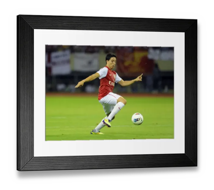 Framed Print : Samir Nasri in Action: Arsenal's Pre-Season Clash with Hangzhou Greentown (2011) Framed Print : Samir Nasri in Action: Arsenal's Pre-Season Clash with Hangzhou Greentown (2011)