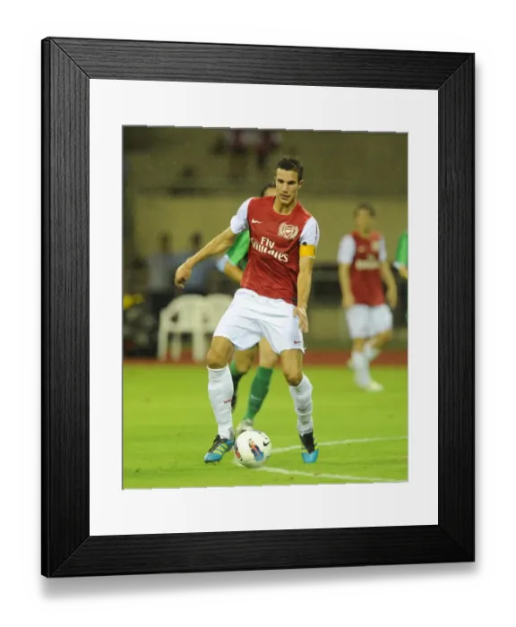 Framed Print : Robin van Persie in Action: Arsenal vs Hangzhou Greentown, China, 2011