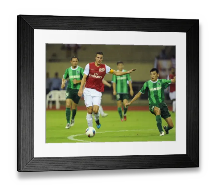 Framed Print : Robin van Persie Faces Off Against Hangzhou Greentown in Pre-Season Clash Framed Print : Robin van Persie Faces Off Against Hangzhou Greentown in Pre-Season Clash
