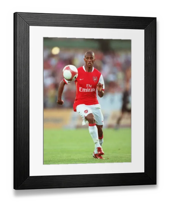 Framed Print : Armand Traore in Action: Arsenal's Victory Over SV Mattersburg (2006)