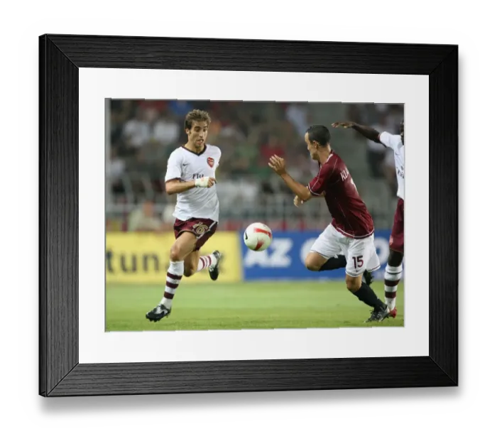 Framed Print : Flamini's Double: Arsenal Takes 2-0 Lead Over Sparta Prague in Champions League Qualifier