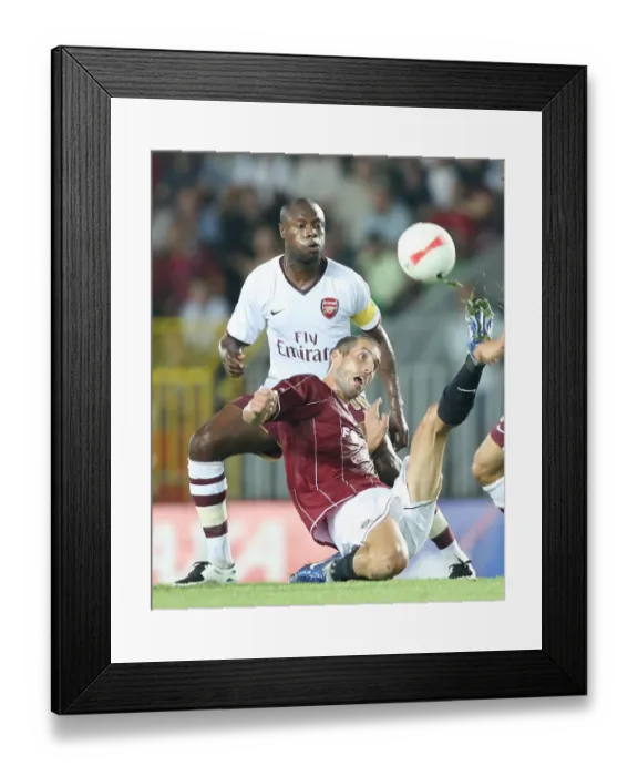 Framed Print : William Gallas (Arsenal) Libor Dosek (Sparta Prague) Framed Print : William Gallas (Arsenal) Libor Dosek (Sparta Prague)