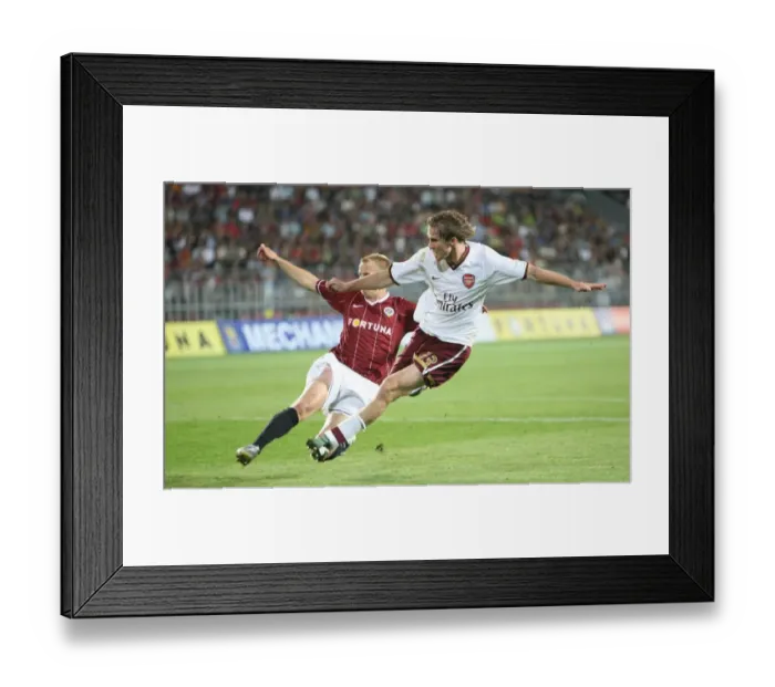 Framed Print : Alex Hleb shoots past Sparta goalkeeper Tomas Postulka to score the 2nd Arsenal goal Framed Print : Alex Hleb shoots past Sparta goalkeeper Tomas Postulka to score the 2nd Arsenal goal