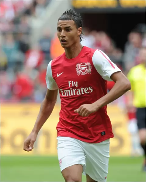 Marouane Chamakh in Action for Arsenal against Cologne, 2011
