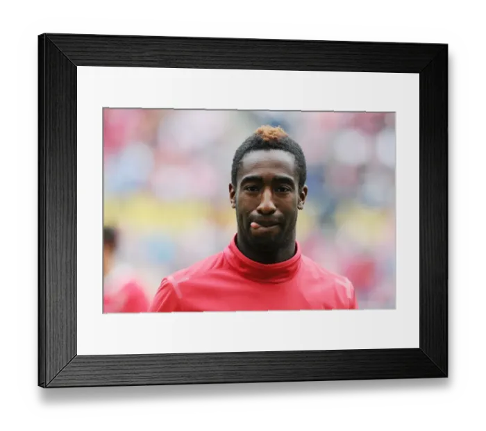 Framed Print : Johan Djourou in Action for Arsenal against Cologne, 2011