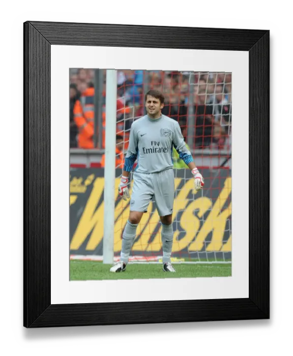 Framed Print : Arsenal's Lucasz Fabianski in Action during Pre-Season Friendly against Cologne Framed Print : Arsenal's Lucasz Fabianski in Action during Pre-Season Friendly against Cologne