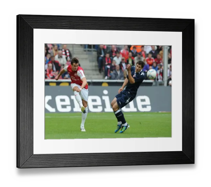 Framed Print : Carl Jenkinson vs. Mato Jajalo: A Clash in the Pre-Season Friendly Between Cologne and Arsenal Framed Print : Carl Jenkinson vs. Mato Jajalo: A Clash in the Pre-Season Friendly Between Cologne and Arsenal