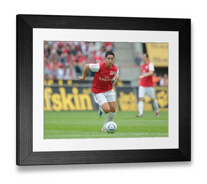 Framed Print : Samir Nasri in Action: Arsenal vs. Cologne Pre-Season Friendly, 2011 Framed Print : Samir Nasri in Action: Arsenal vs. Cologne Pre-Season Friendly, 2011