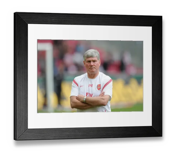 Framed Print : Pat Rice at Arsenal's Pre-Season Training in Cologne, Germany Framed Print : Pat Rice at Arsenal's Pre-Season Training in Cologne, Germany