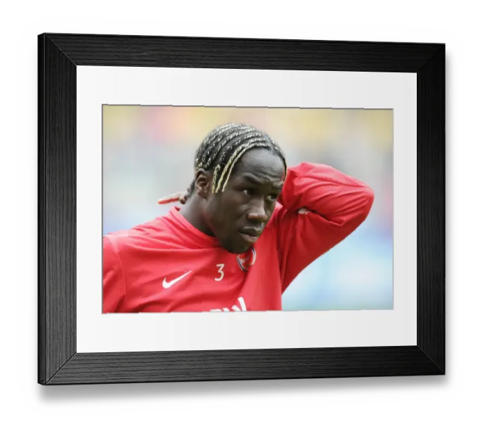 Framed Print : Bacary Sagna in Action: Cologne vs. Arsenal Pre-Season Friendly, 2011 Framed Print : Bacary Sagna in Action: Cologne vs. Arsenal Pre-Season Friendly, 2011