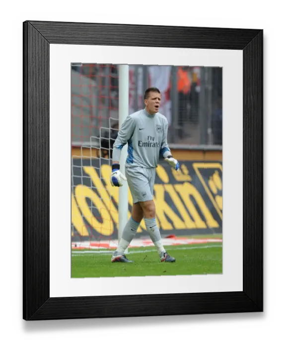 Framed Print : Wojciech Szczesny in Action for Arsenal against Cologne, 2011