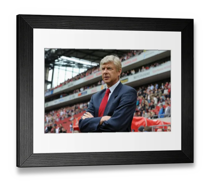 Framed Print : Arsene Wenger at Cologne: Pre-Season Friendly with Arsenal, 2011