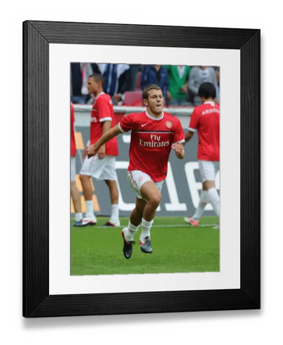Framed Print : Jack Wilshere in Action: Arsenal vs. Cologne (2011) Framed Print : Jack Wilshere in Action: Arsenal vs. Cologne (2011)