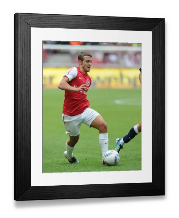 Framed Print : Jack Wilshere in Action: Arsenal vs Cologne (2011) Framed Print : Jack Wilshere in Action: Arsenal vs Cologne (2011)