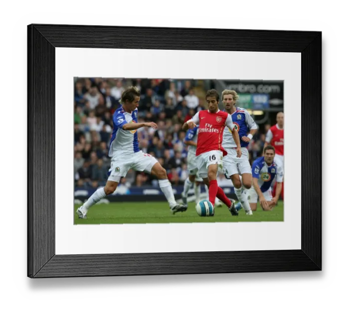 Framed Print : Mathieu Flamini (Arsenal) Morten Gamst Pedersen and Robbie Savage (Blackburn Rovers) Framed Print : Mathieu Flamini (Arsenal) Morten Gamst Pedersen and Robbie Savage (Blackburn Rovers)