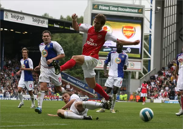 Mathieu Flamini (Arsenal) Stephen Warnock (Blackburn Rovers)