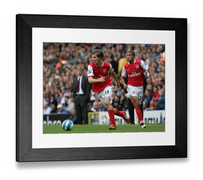 Framed Print : Alex Hleb and Gael Clichy (Arsenal) Framed Print : Alex Hleb and Gael Clichy (Arsenal)