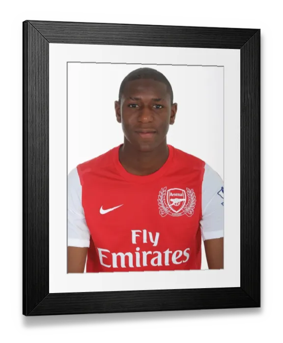 Framed Print : Arsenal's Benik Afobe at 2011 Emirates Stadium Photocall Framed Print : Arsenal's Benik Afobe at 2011 Emirates Stadium Photocall