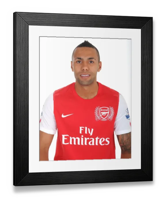 Framed Print : Arsenal Football Club: Kyle Bartley's Emirates Stadium Photocall