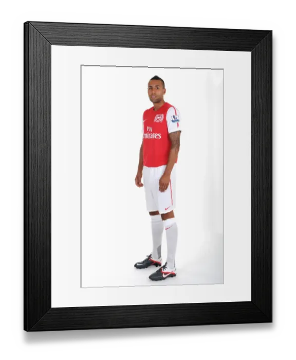 Framed Print : Kyle Bartley's Emirates Debut: Arsenal Football Club's New Defender