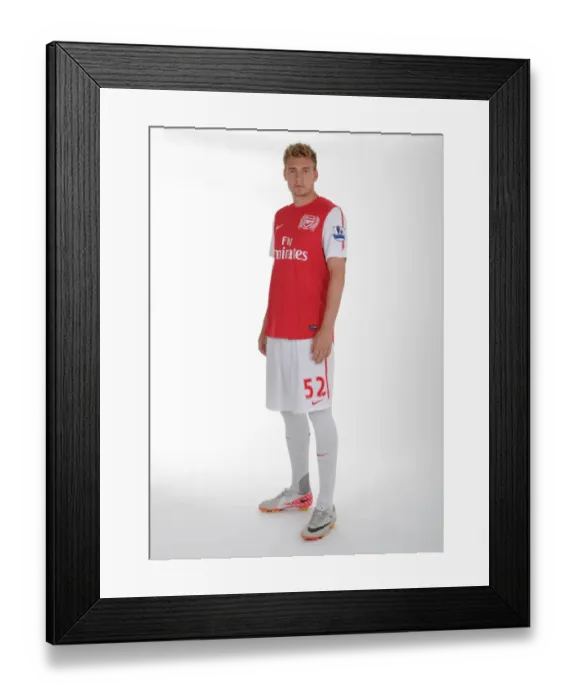 Framed Print : Arsenal Football Club: Nicklas Bendtner at Emirates Stadium (2011)