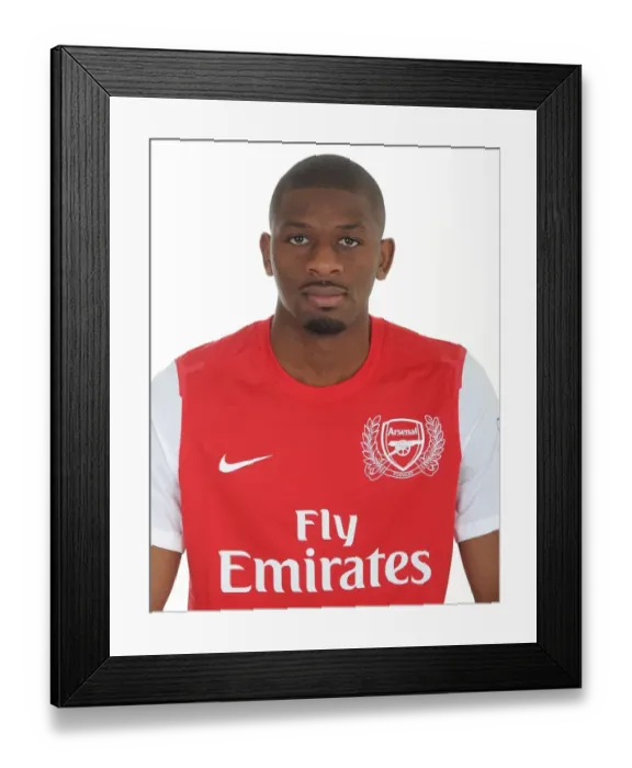 Framed Print : Arsenal Football Club: Abou Diaby at Emirates Stadium, 2011
