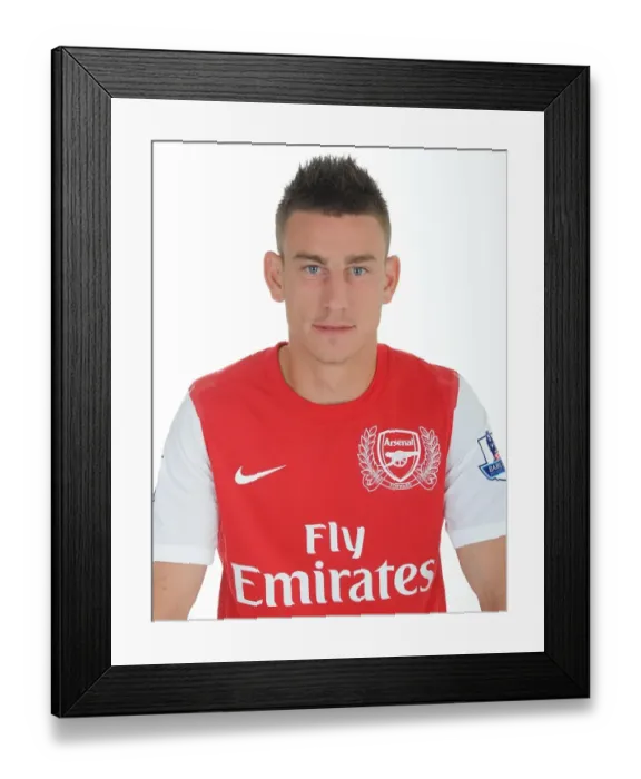 Framed Print : Arsenal FC: Laurent Koscielny at Emirates Stadium, 2011 Framed Print : Arsenal FC: Laurent Koscielny at Emirates Stadium, 2011