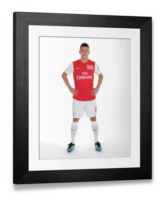 Framed Print : Laurent Koscienly (Arsenal). Arsenal Photocall, Emirates Stadium, Arsenal Football Club Framed Print : Laurent Koscienly (Arsenal). Arsenal Photocall, Emirates Stadium, Arsenal Football Club
