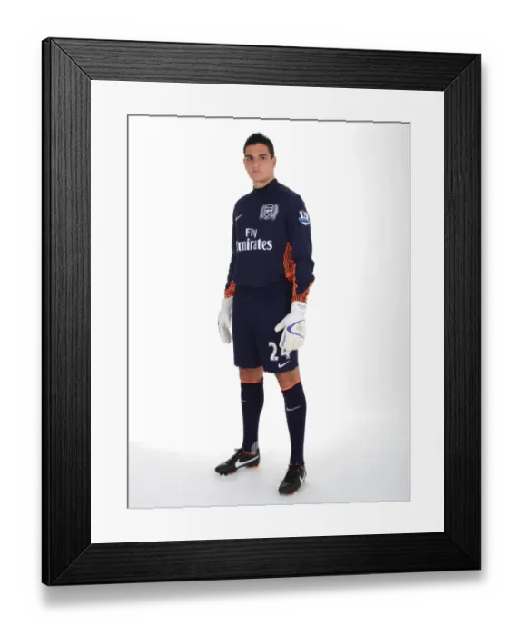 Framed Print : Arsenal Football Club: Vito Mannone Unveiled at Emirates Stadium