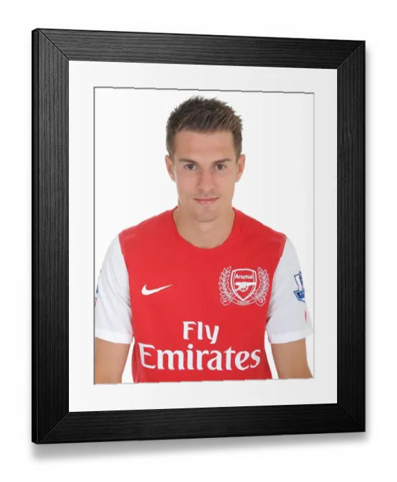 Framed Print : Arsenal Football Club: Aaron Ramsey at Emirates Stadium