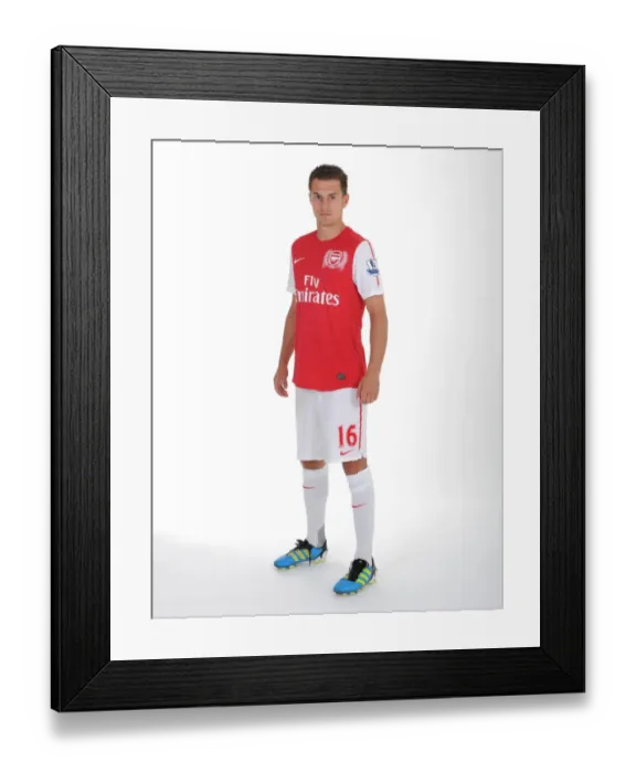 Framed Print : Arsenal's Aaron Ramsey at Emirates Stadium, 2011