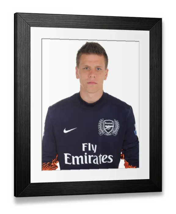 Framed Print : Wojciech Szczesny (Arsenal). Arsenal Photocall, Emirates Stadium, Arsenal Football Club