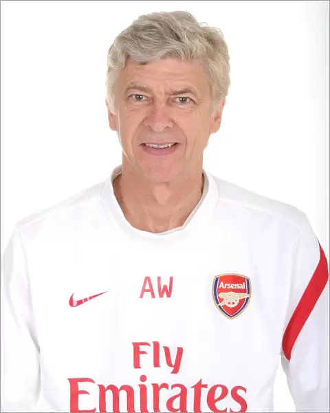 Arsenal manager Arsene Wenger. Arsenal Photocall, Emirates Stadium, Arsenal Football Club