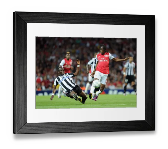 Framed Print : Gervinho's Strike: Arsenal Leads Udinese 1-0 in UEFA Champions League Play-Off Framed Print : Gervinho's Strike: Arsenal Leads Udinese 1-0 in UEFA Champions League Play-Off