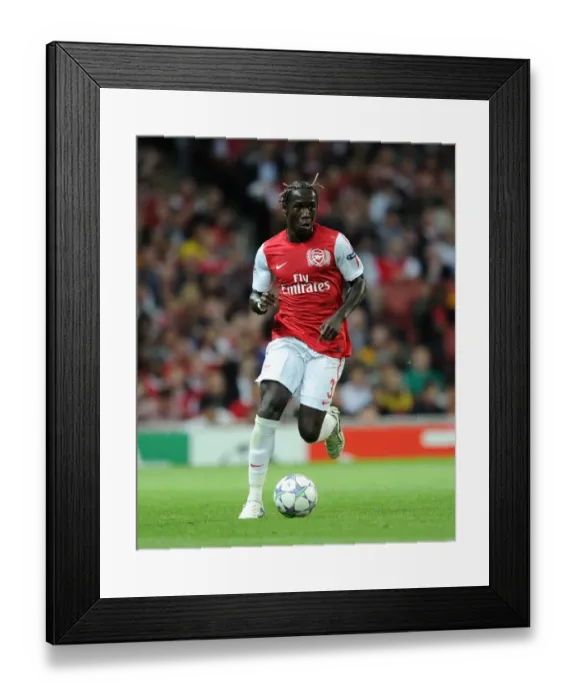 Framed Print : Sagna's Winning Goal: Arsenal 1-0 Udinese, UEFA Champions League Qualifier