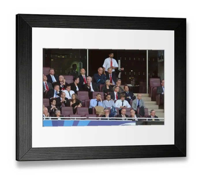 Framed Print : Arsene Wenger and Boro Primorac Watch Arsenal Take the Lead over Udinese in the UEFA Champions League Framed Print : Arsene Wenger and Boro Primorac Watch Arsenal Take the Lead over Udinese in the UEFA Champions League
